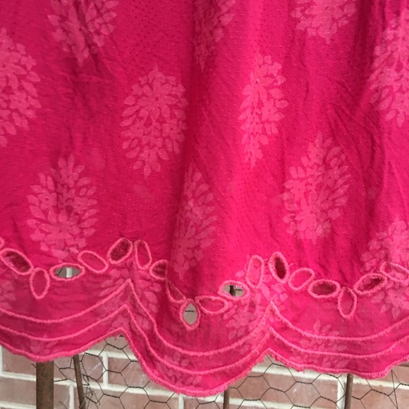 Indian Embroidered Red/ Pink Top - Picture 5 of 5